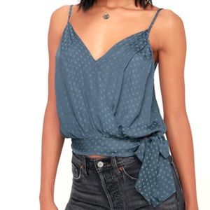 Honey Punch polka dot tank